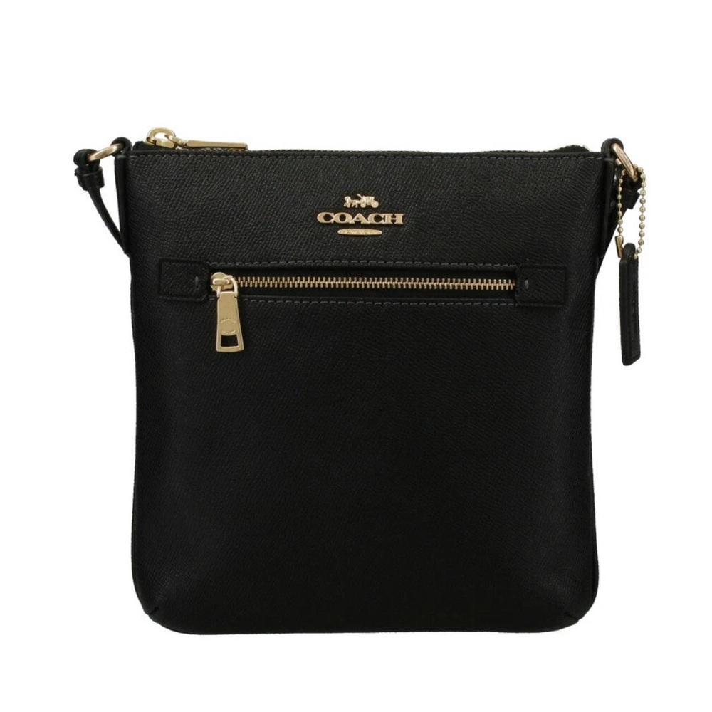 Coach Black and Gold Crossbody Bag